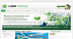 Desktop Screenshot of 1usdhosting.com